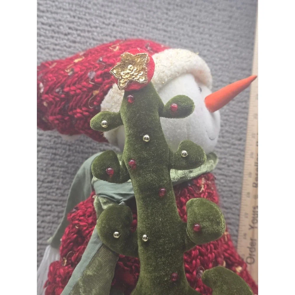 N/A handcrafted snowman